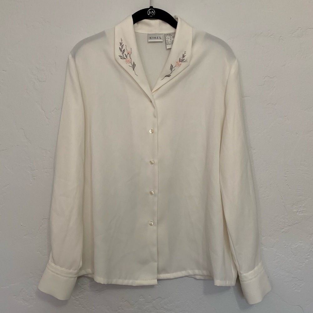 Vintage Button Up Blouse